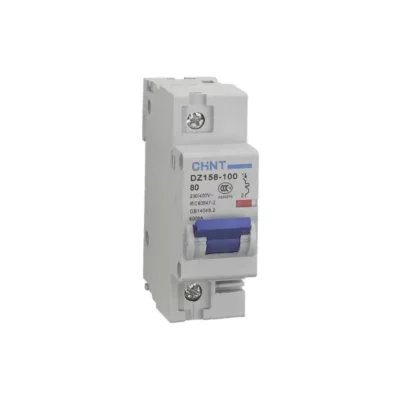 Chint dz158-100 moulded case circuit breaker 80A-1P